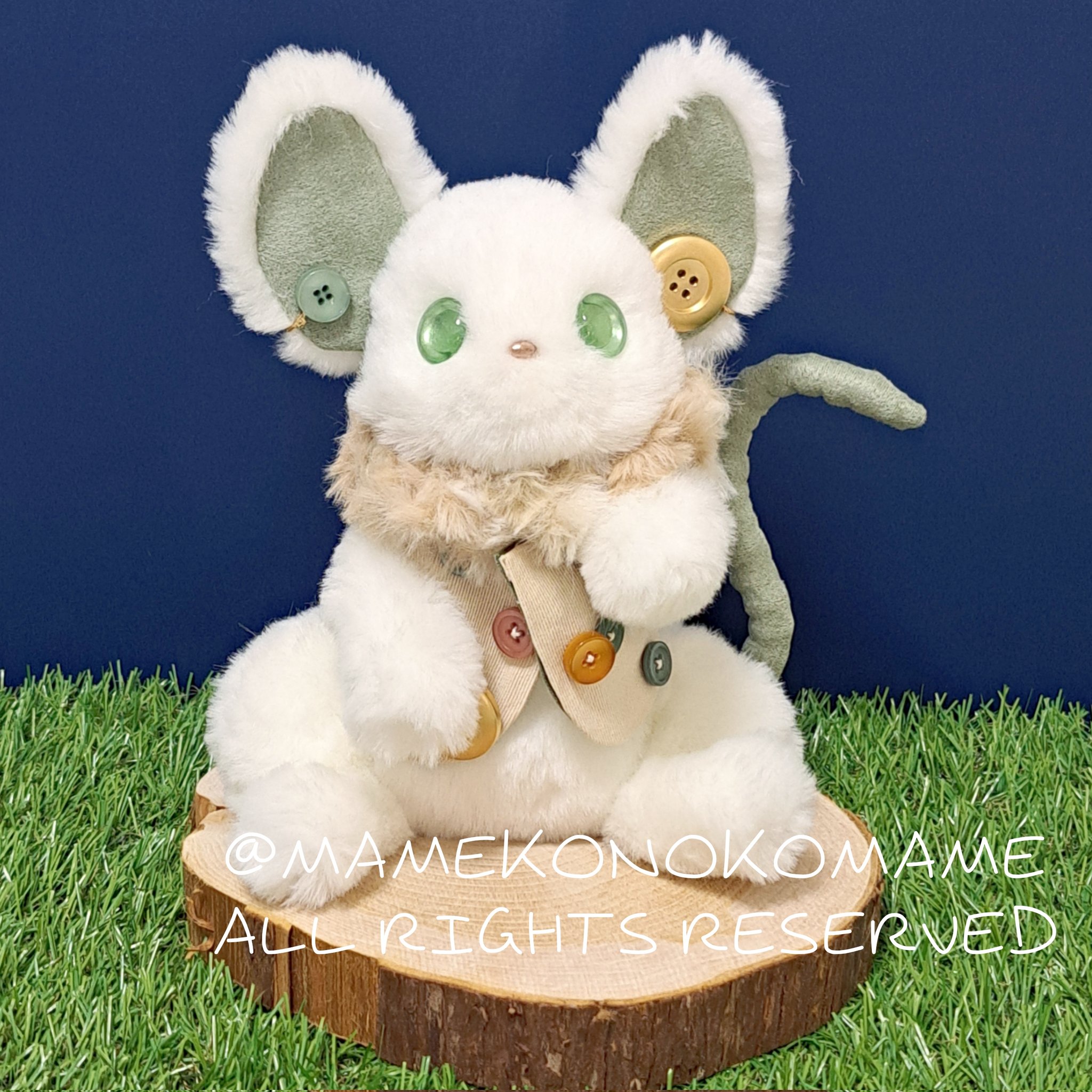 目立たないけど ヒゲのあるねこさん❤️ぬいぐるみ アートドール まめこ on X: 