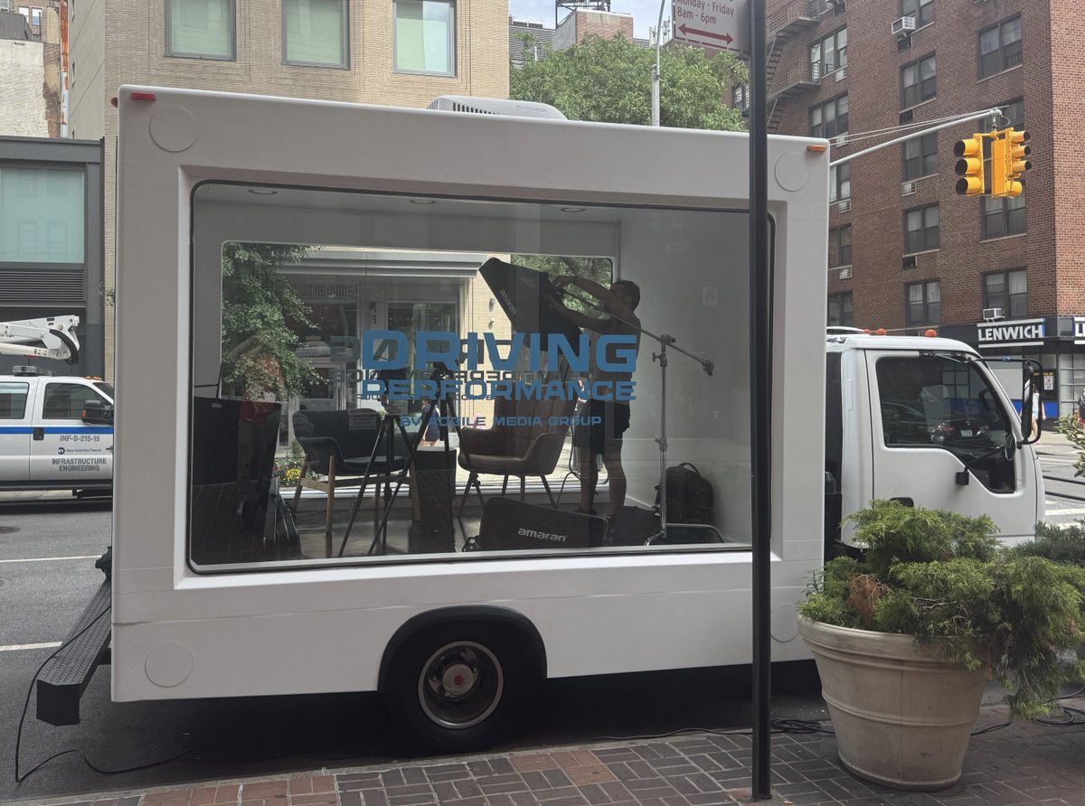 jordanschnyc's tweet image. if you're not podcasting from a truck, you're not podcasting