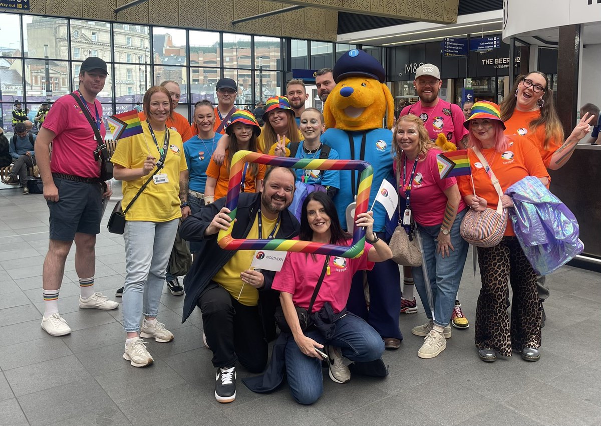 Alex Hornby (@alexhornbyrail) on Twitter photo Proud to be an ally at <a href="/LeedsPride/">Leeds Pride</a> today with Team Northern! Just another way we make it clear we are a welcoming and inclusive company to everyone! ๐๐ Proud to be an ally at <a href="/LeedsPride/">Leeds Pride</a> today with Team Northern! Just another way we make it clear we are a welcoming and inclusive company to everyone! ๐๐