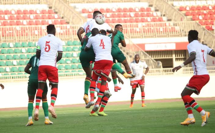 zaxoguda's tweet photo. Of all our #CHAN2024 Group opponents, it's Zambia we've faced the most times. 

🇿🇲𝐙𝐚𝐦𝐛𝐢𝐚
- Played: 34 
- Won: 6
- Drawn: 7
- Lost: 21

But let's talk today about our first meeting 🧵

#AfricaIsComingHome 

@pepeta_ke https://t.co/SvSKFdplS2