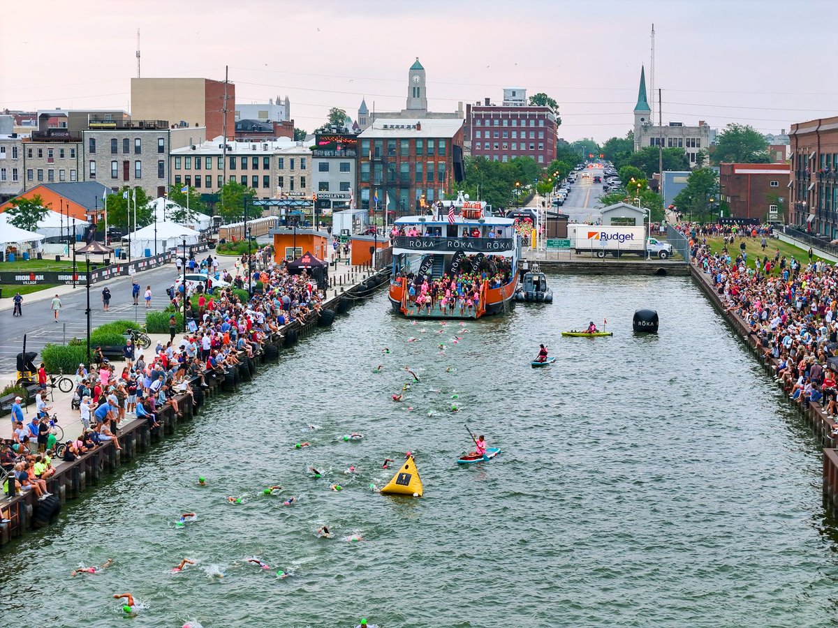 cityofsandusky's tweet image. And they’re off! @IRONMANtri 70.3 Ohio is officially underway! #IRONMAN #SanduskyOhio #LakeErieLove