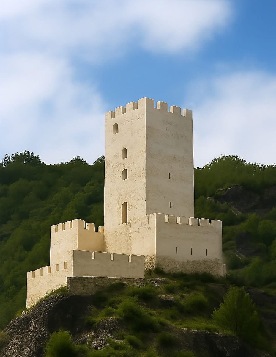 LlegendariVal's tweet image. El Castell de Carrícola, andalusí , s. XIII
¿Sabíeu que els castells andalusins, una vegada acabats, els emblanquinaven per a fer-los més visibles en la llunyania i, aparentment més voluminosos? Aquest castell-refugi el va edificar l'aljama de les alqueries de Muntis i Carrícola…