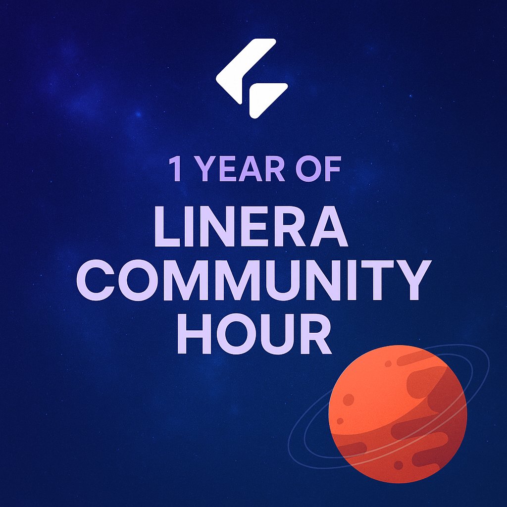 Vahid_sezar3's tweet image. There’s something special about @linera_io — the vibes, the vision, the people.
In honor of 1 year of Linera Community Hour, here’s one of my favorite memories 🧵
#LineraCommunity 
#Linera #Web3 #CryptoCommunity #Blockchain