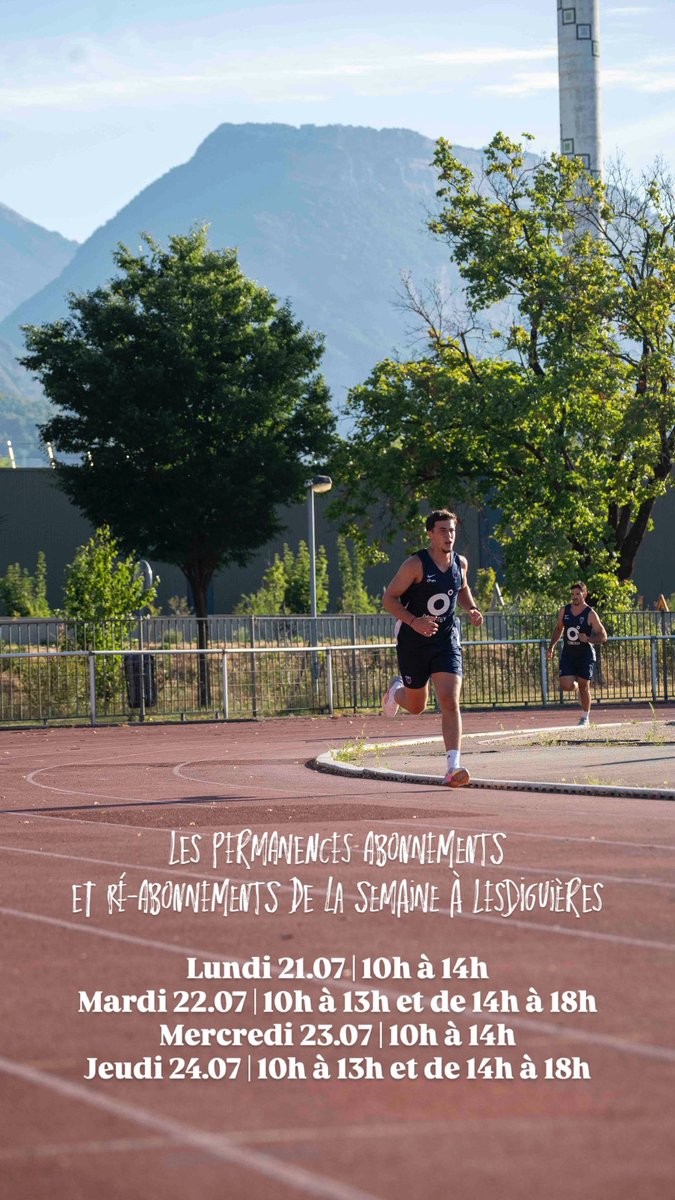 FCGrugby's tweet image. Les permanences pour les abonnements
et ré-abonnements de la semaine à LesdiguiÚres ðŽðµ
Lundi 21.07 | 10h à 14h
Mardi 22.07 | 10h à 13h et de 14h à 18h
Mercredi 23.07 | 10h à 14h
Jeudi 24.07 | 10h à 13h et de 14h à 18h