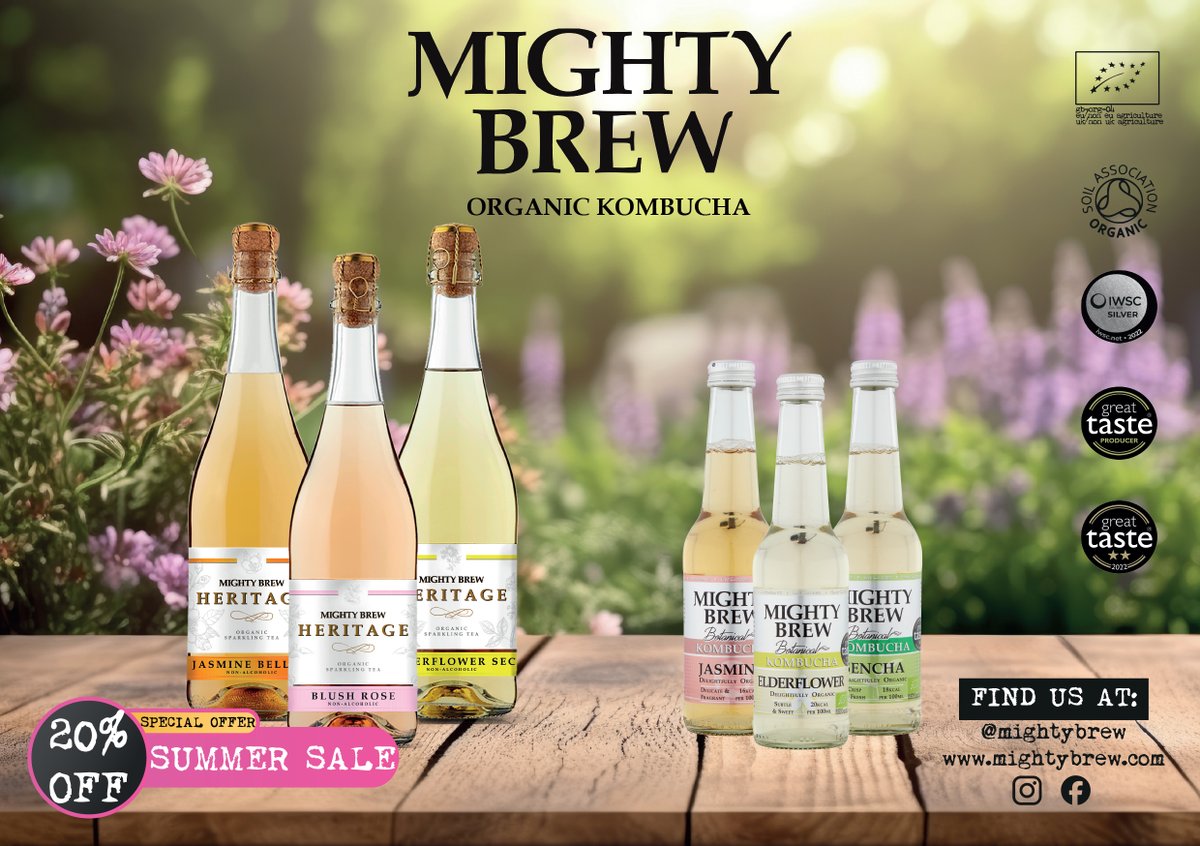CLFDistribution's tweet image. Brewed for better living 🍵
Enjoy 20% off Mighty Brew this July,  premium kombucha crafted for wellness and taste.

#MightyBrew #KombuchaLove #FermentedGoodness #GutHealth #B2BWellness #HealthFoodRetail #CLFDistribution #JulyDeals