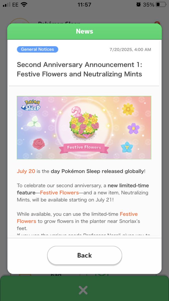 retrokrazy's tweet image. This seems like an interesting new feature to the game. I’m looking forward to planting flowers & watching them bloom. 🌸 Seems pretty cute. 😊 I’m sure the neutralising mint will be a popular choice amongst fans as well. 👍
#PokemonSleep2nd! #PokemonSleep