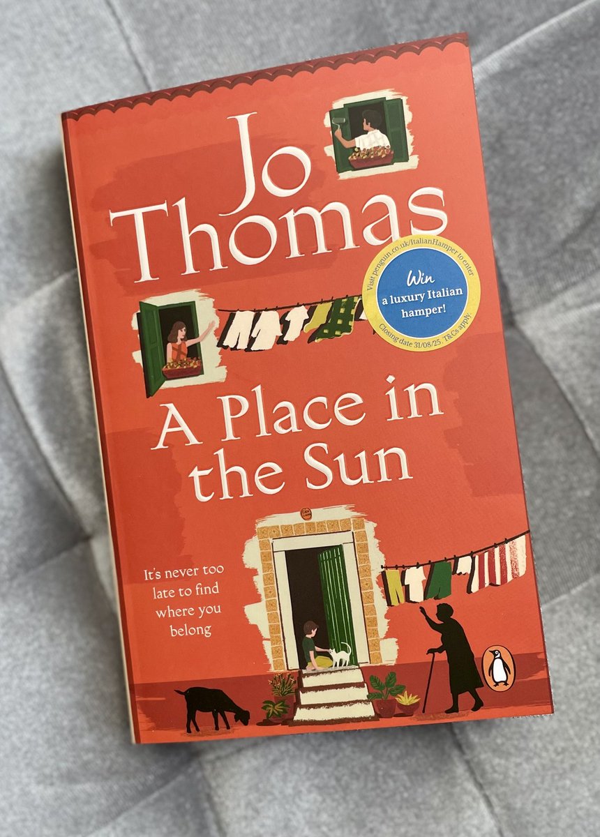 <a href="/bertsbooks/">Bert’s Books</a> I wanted something joyful yesterday … A Place in the Sun by <a href="/jo_thomas01/">Jo Thomas</a> was the perfectly delicious slice of Tuscany I needed 

#FeelgoodFiction
#Booktwt