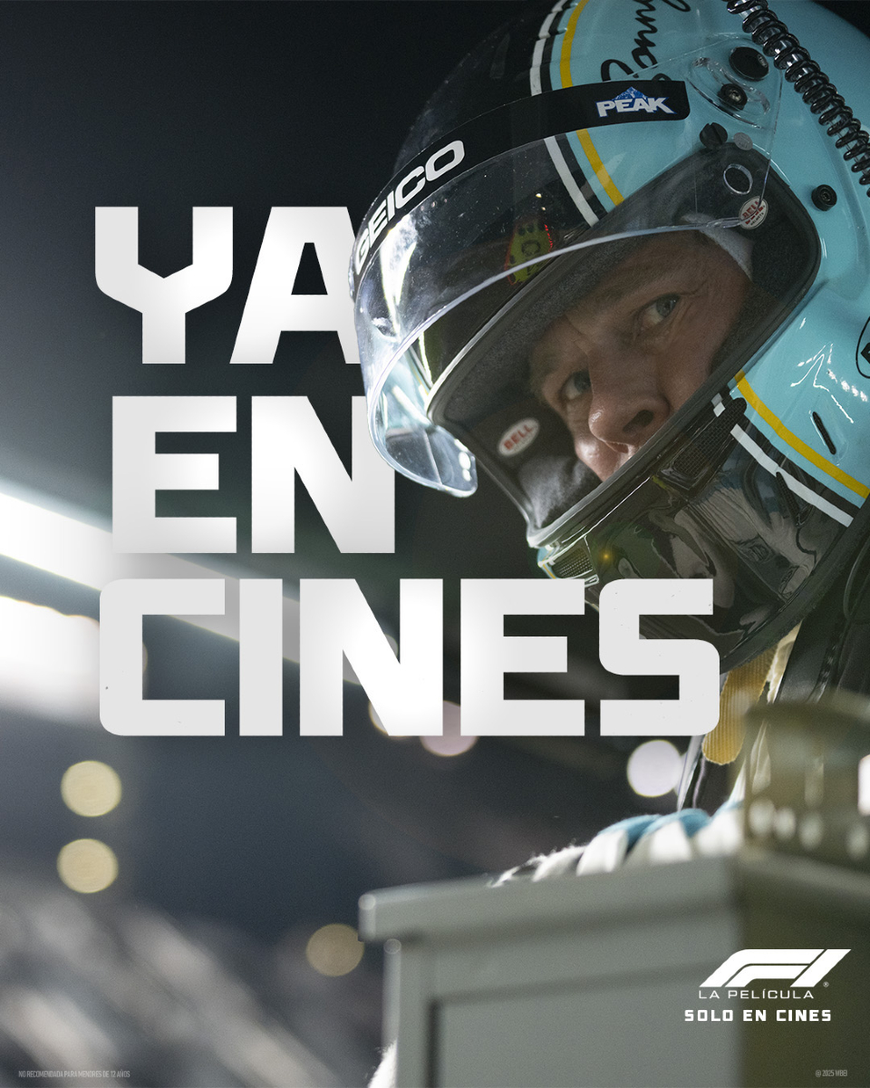🏁 Brad Pitt se sube al monoplaza en la película más vibrante del año.

#F1LaPelícula ya está en Kinépolis: una experiencia cinematográfica a toda velocidad con imágenes reales, sonidos vibrantes y una inmersión total en el mundo de la Fórmula 1.

🎬 ¡Ya en cines! Compra tus