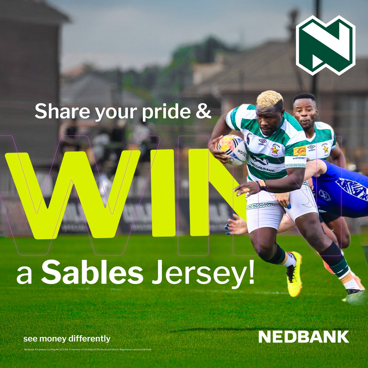 Nedbank Zimbabwe (@nedbankzimbabwe) on Twitter photo We are all proud of <a href="/SablesRugbyZW/">Zimbabwe Sables ๐ฟ๐ผ</a> โ letโs show them! ๐๐ฟ๐ผ
๐ฅ Post a 10-sec video telling them how proud you are (tag us & use #NedbankZimbabwe).
๐ 50 videos with the most likes win official jerseys!
Collect at Nedbank Borrowdale Branch.
#NedbankZimbabwe We are all proud of <a href="/SablesRugbyZW/">Zimbabwe Sables ๐ฟ๐ผ</a> โ letโs show them! ๐๐ฟ๐ผ
๐ฅ Post a 10-sec video telling them how proud you are (tag us & use #NedbankZimbabwe).
๐ 50 videos with the most likes win official jerseys!
Collect at Nedbank Borrowdale Branch.
#NedbankZimbabwe