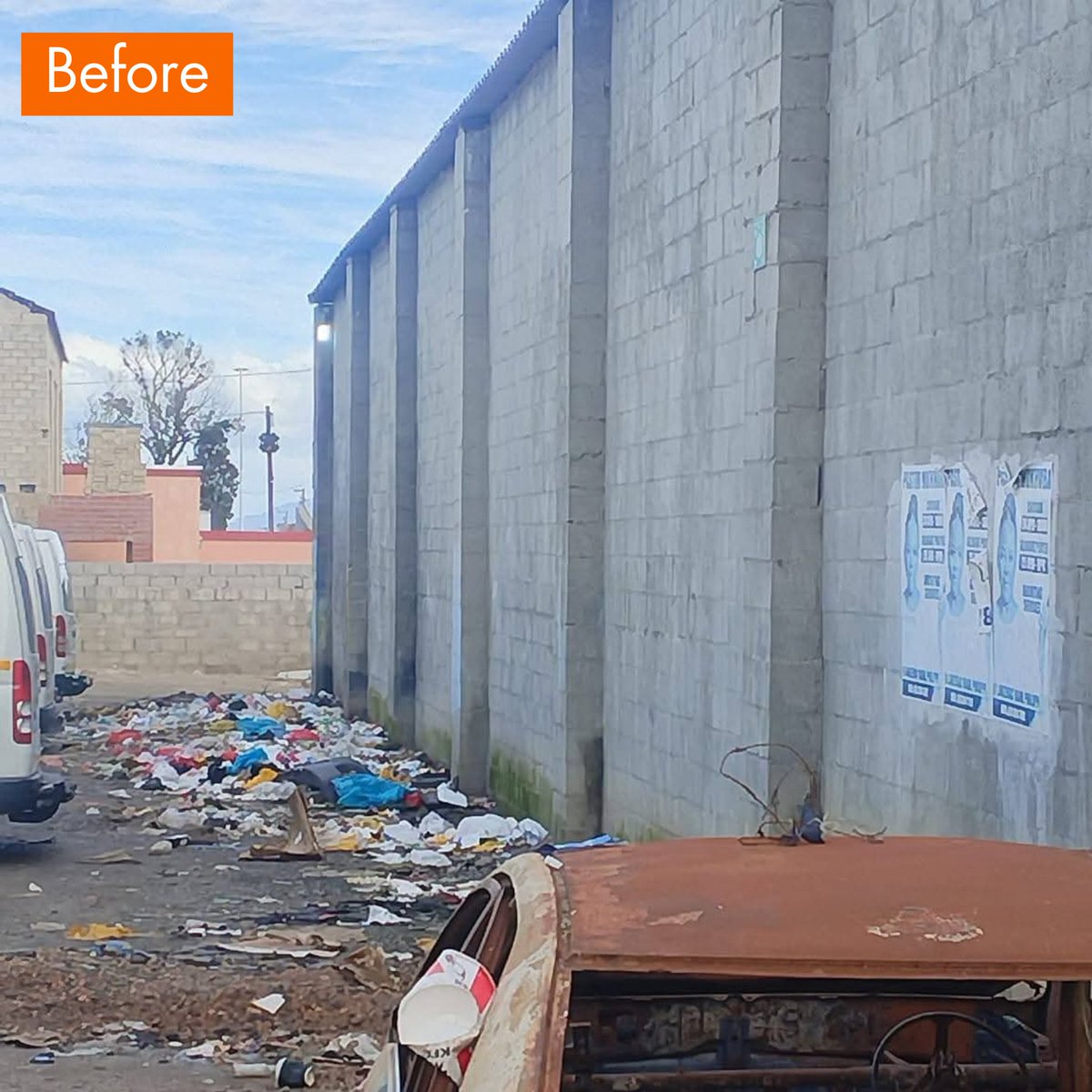 COMMUNITY IN ACTION
As a GOOD PR Councillor, Siya Mamkeli stepped in to support the Regional Manager at the Mfuleni Taxi Rank in tackling illegal dumping - this time, by a contracted cleaning company.

Alongside the GOOD Ward 108 branch, we’re taking action to protect our public