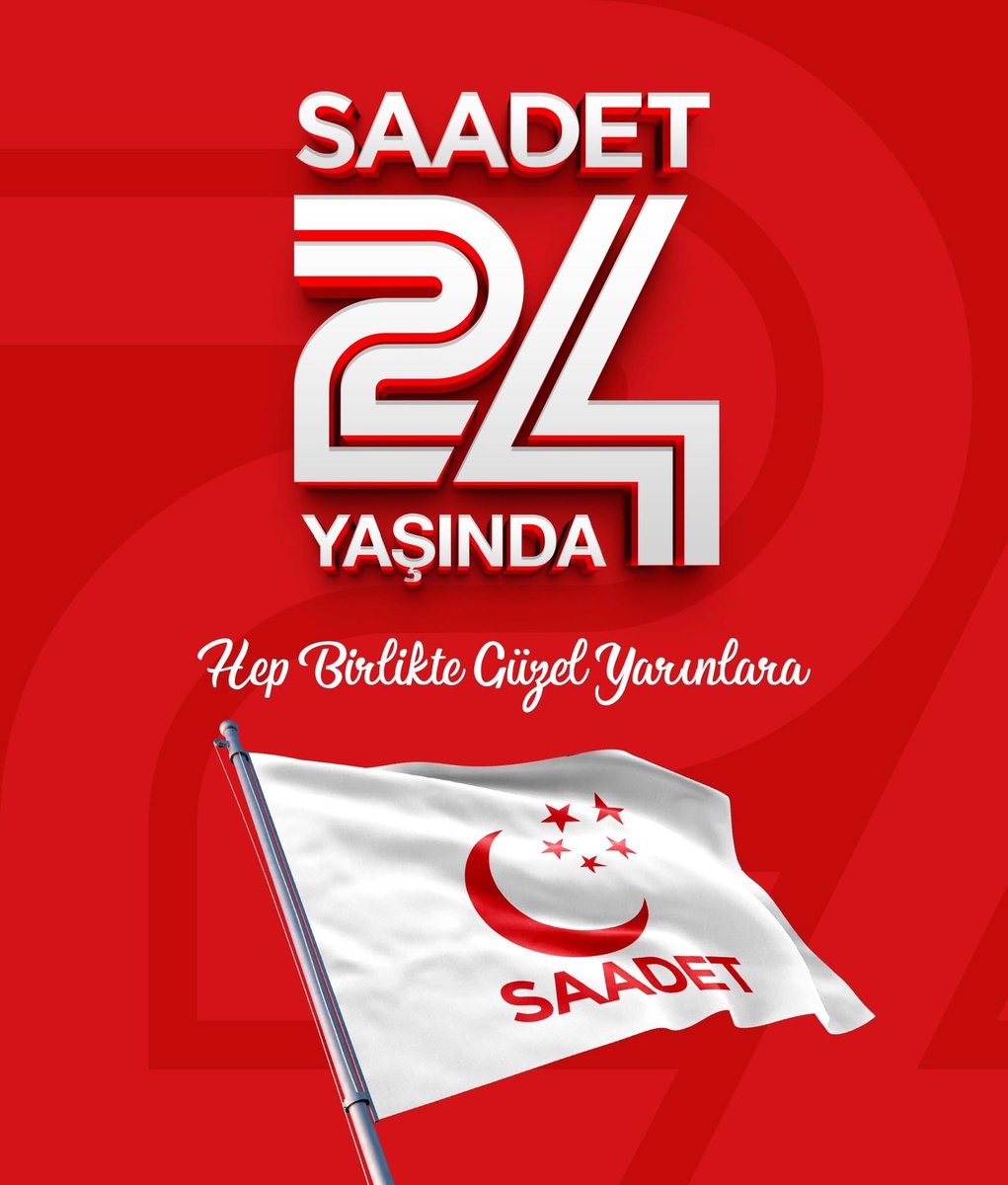 Hep Birlikte Güzel Yarınlara…

#Saadet24Yaşında
