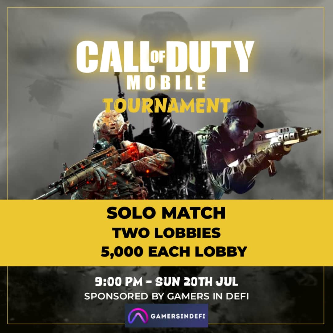 GAMERSINDEFI's tweet image. Call of duty gamers in the house? 🔥🔥
Get ready as room code would be dropped here 🍀