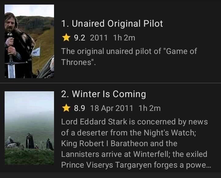 Targ_Loyalist's tweet image. Wait, what? Y'all watched the unaired Game of Thrones pilot and didn’t tell me? And you also think it’s better than the one that aired?