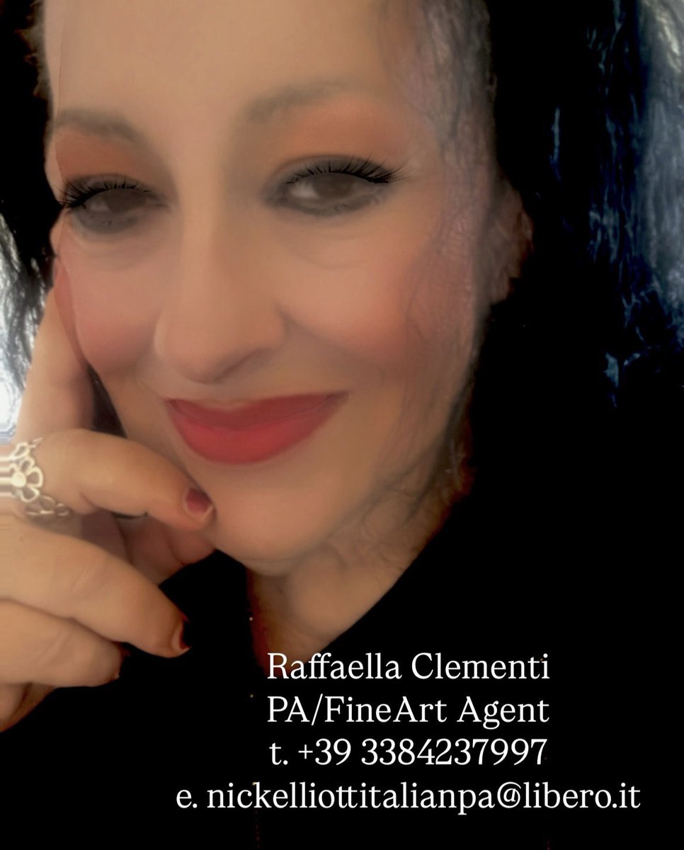 raffaella clementi ( Raffy ) (@raffaellaclemen) on Twitter photo Raffaella Clementi
PA/FineArt Agent
For
Nick Elliott Rock Art Photographer
t. 39 3384237997
e. nickelliottiatalianpa@libero.it
๐ท๐๐ค๐ป๐ฎ๐นโค๏ธ Raffaella Clementi
PA/FineArt Agent
For
Nick Elliott Rock Art Photographer
t. 39 3384237997
e. nickelliottiatalianpa@libero.it
๐ท๐๐ค๐ป๐ฎ๐นโค๏ธ
