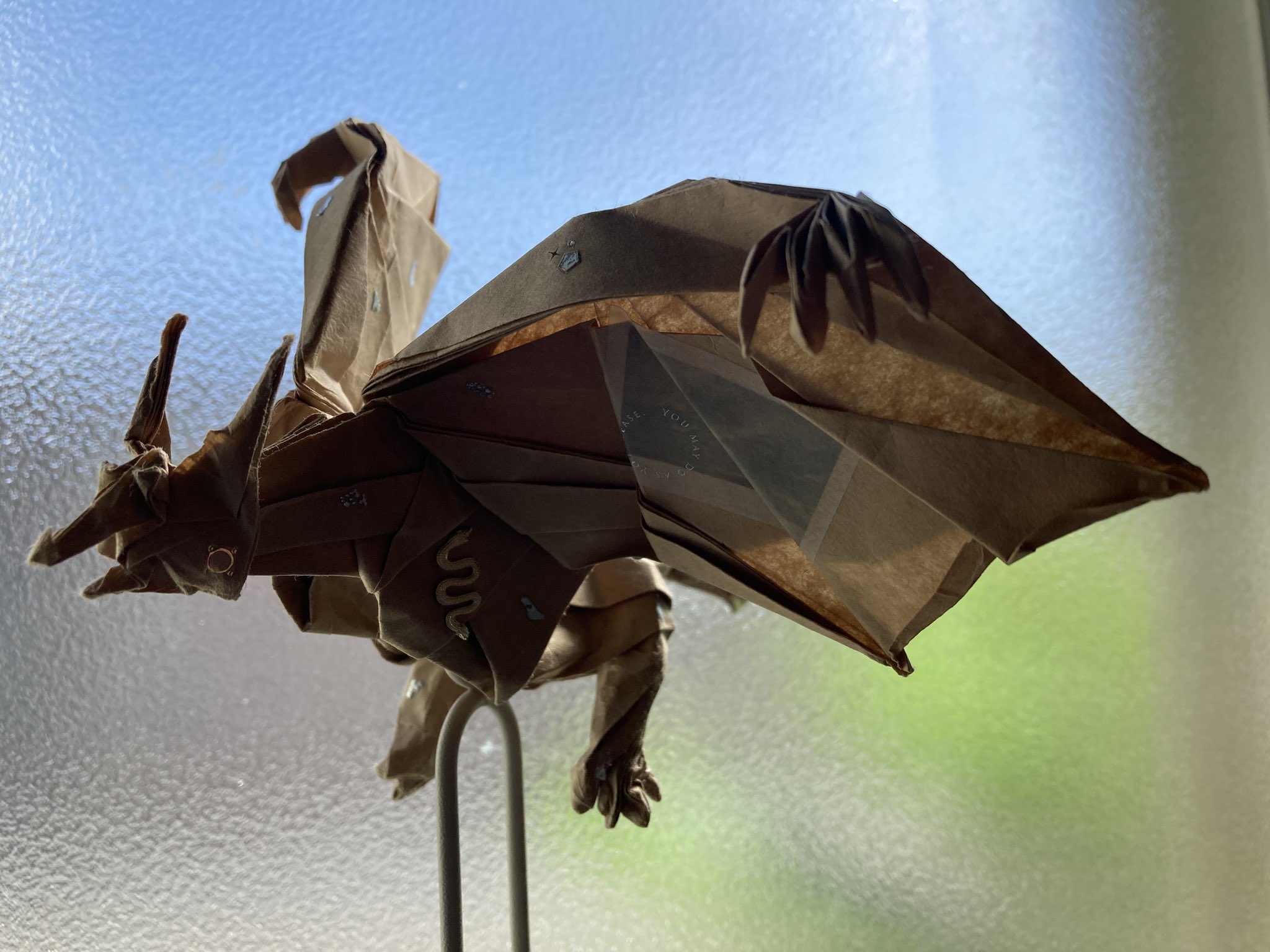 tam 折り紙 黄金の昇り龍 tam 折り紙 黄金の昇り龍 折り紙 黄金の昇り龍(ORIGAMI/GOLDEN