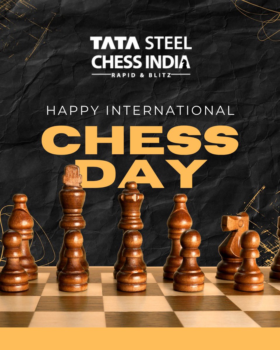 tschessindia's tweet photo. Happy International Chess Day! ♟️
Whether you're a grandmaster or just love a good challenge, today's the day to celebrate this incredible game of strategy and intellect by watching and playing.
#InternationalChessDay #tsci #indianchess #grandmaster https://t.co/15xO7d82f1