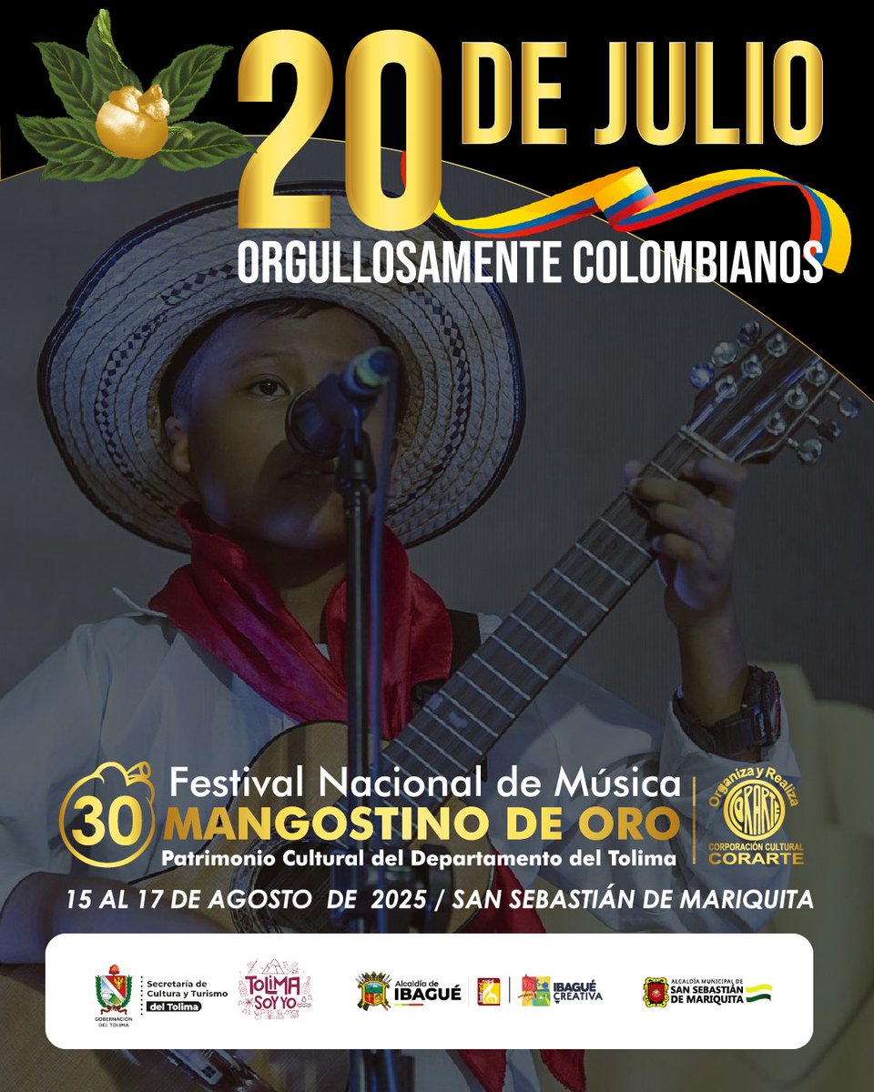 #20DeJulio... ¡𝗤𝘂é 𝗼𝗿𝗴𝘂𝗹𝗹𝗼𝘀𝗼 𝗺𝗲 𝘀𝗶𝗲𝗻𝘁𝗼 𝗱𝗲 𝘀𝗲𝗿 𝘂𝗻 𝗯𝘂𝗲𝗻 𝗰𝗼𝗹𝗼𝗺𝗯𝗶𝗮𝗻𝗼!  🎶  Que la bandera ondee con orgullo y esperanza y que resuenen las melodías que representan nuestra #colombianidad y el sabor único de esta maravillosa tierra.