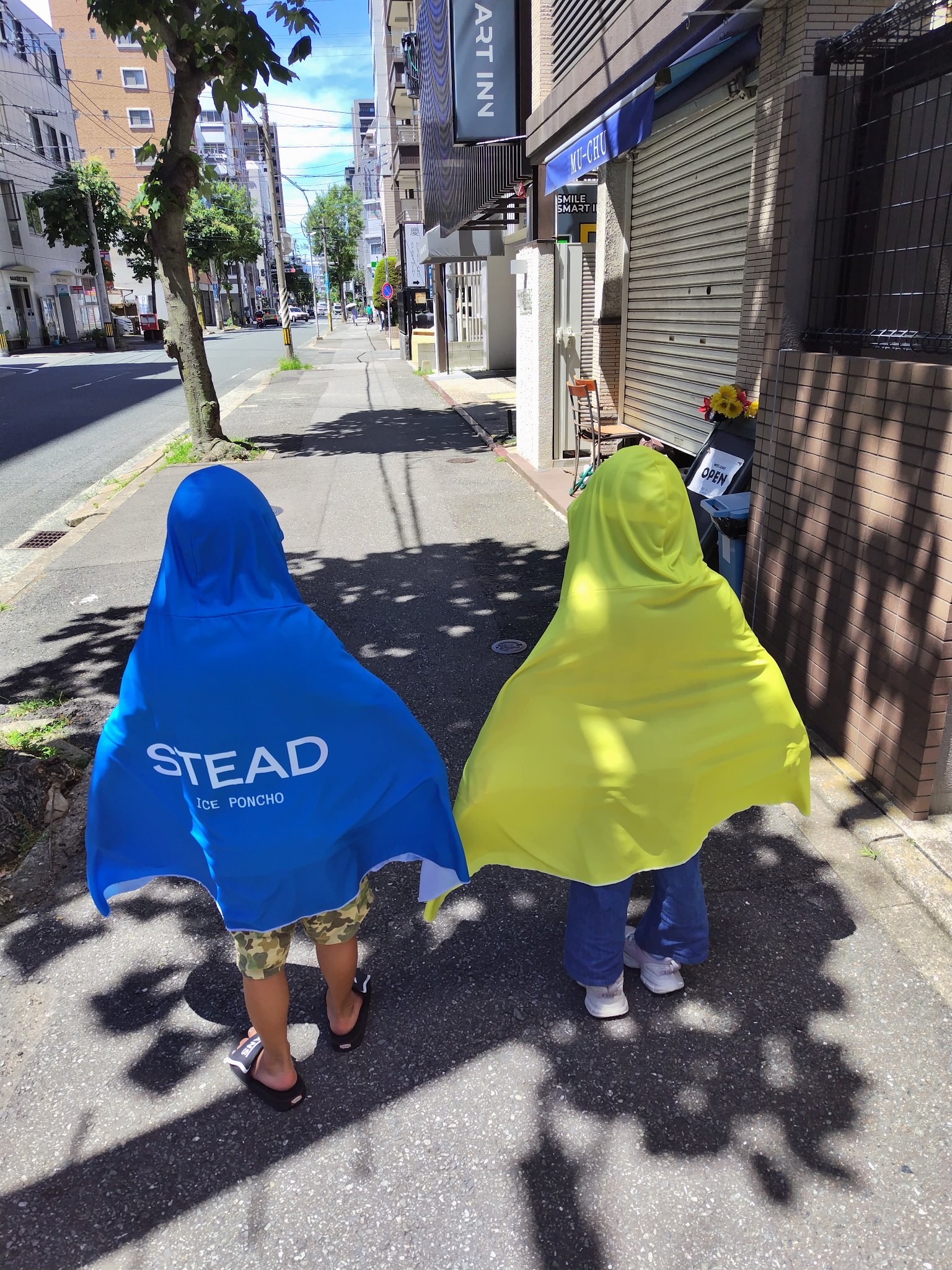 冷感アイスポンチョ NEWブラック【送料込み】ice poncho / 冷感アイスポンチョ【※8月