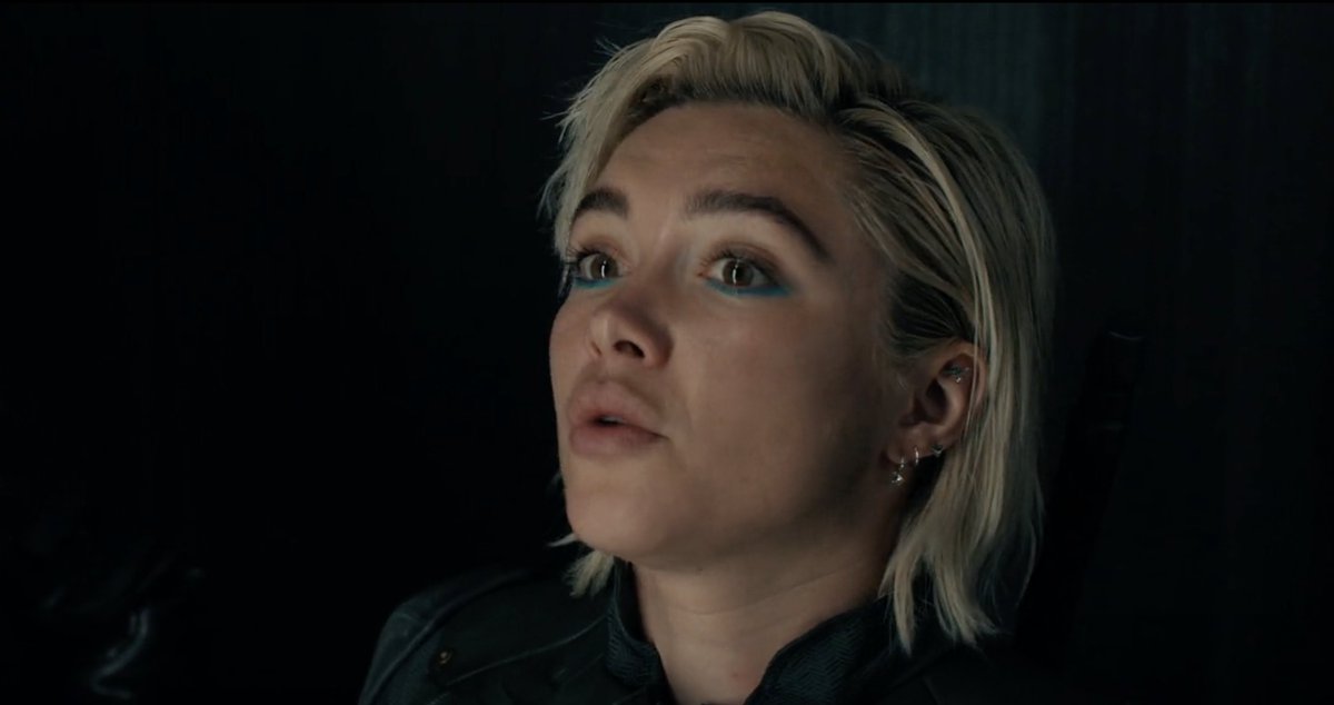 goddess_ymir's tweet image. Ok I know I shit on MCU Yelena a lot so I gotta admit, if there's ONE original thing the MCU gave to the character that I do like, it's her blue eyeliner look. I love it. I like to do it on myself. It's like the one rare time you'll see me give the MCU Yelena flowers for anything