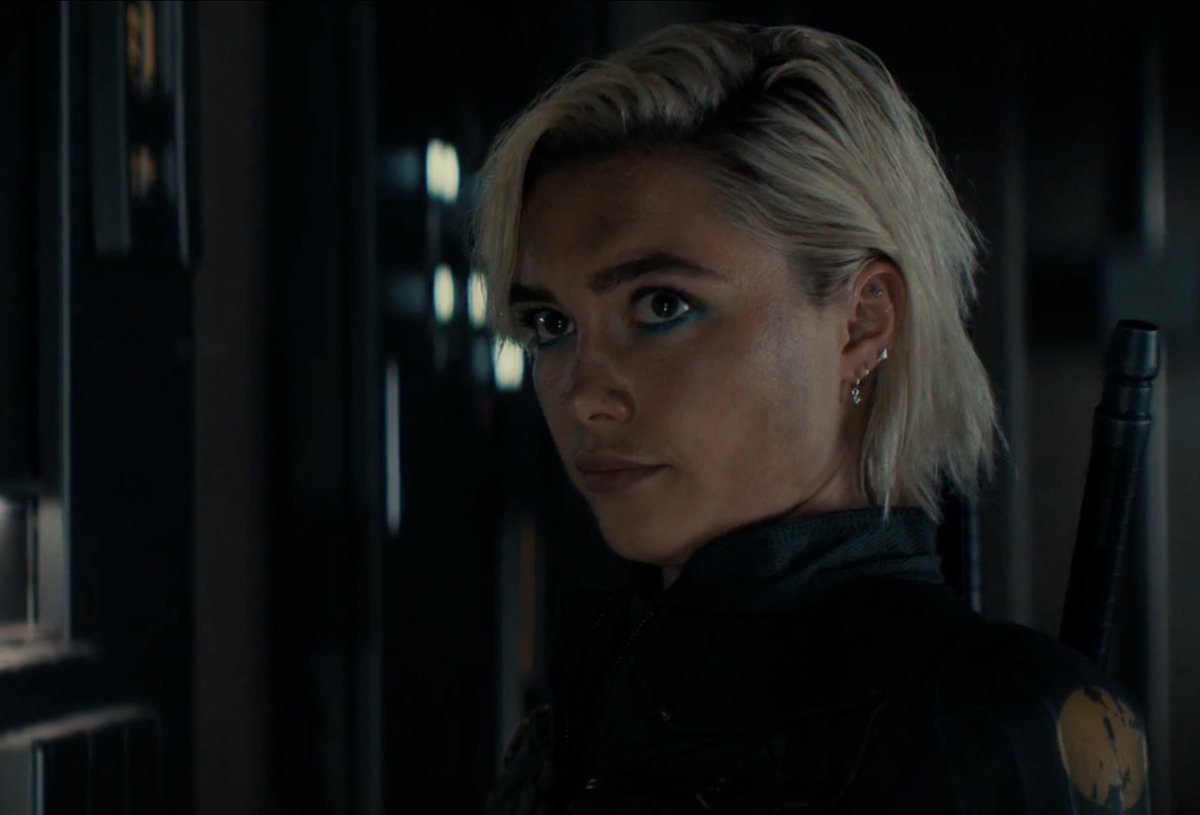 goddess_ymir's tweet image. Ok I know I shit on MCU Yelena a lot so I gotta admit, if there's ONE original thing the MCU gave to the character that I do like, it's her blue eyeliner look. I love it. I like to do it on myself. It's like the one rare time you'll see me give the MCU Yelena flowers for anything