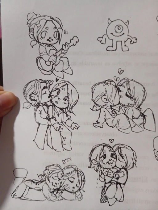 visit some old HS former classmates and doodled some #jovier 