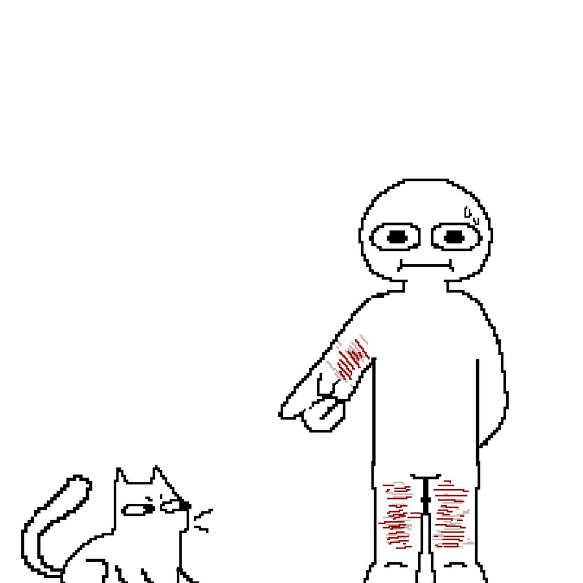 Me: I didn't do it, Cat did it
Cat: F**k
#Shtwt
