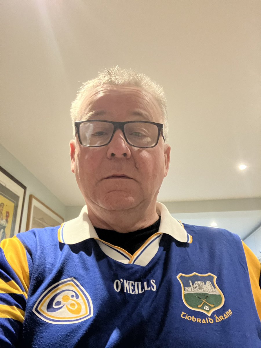 “ For the day that’s in it” <a href="/BallybaconG/">Ballybacon-Grange Gaa</a> <a href="/newcastlegaa/">Newcastle GAA</a> <a href="/TipperaryGAA/">Tipperary GAA</a> <a href="/CarriganNigel/">Nigel Carrigan</a> ..won’t be able to watch live … it will be a nervous afternoon  <a href="/officialgaa/">The GAA</a> “ Up the Premier” #Premier