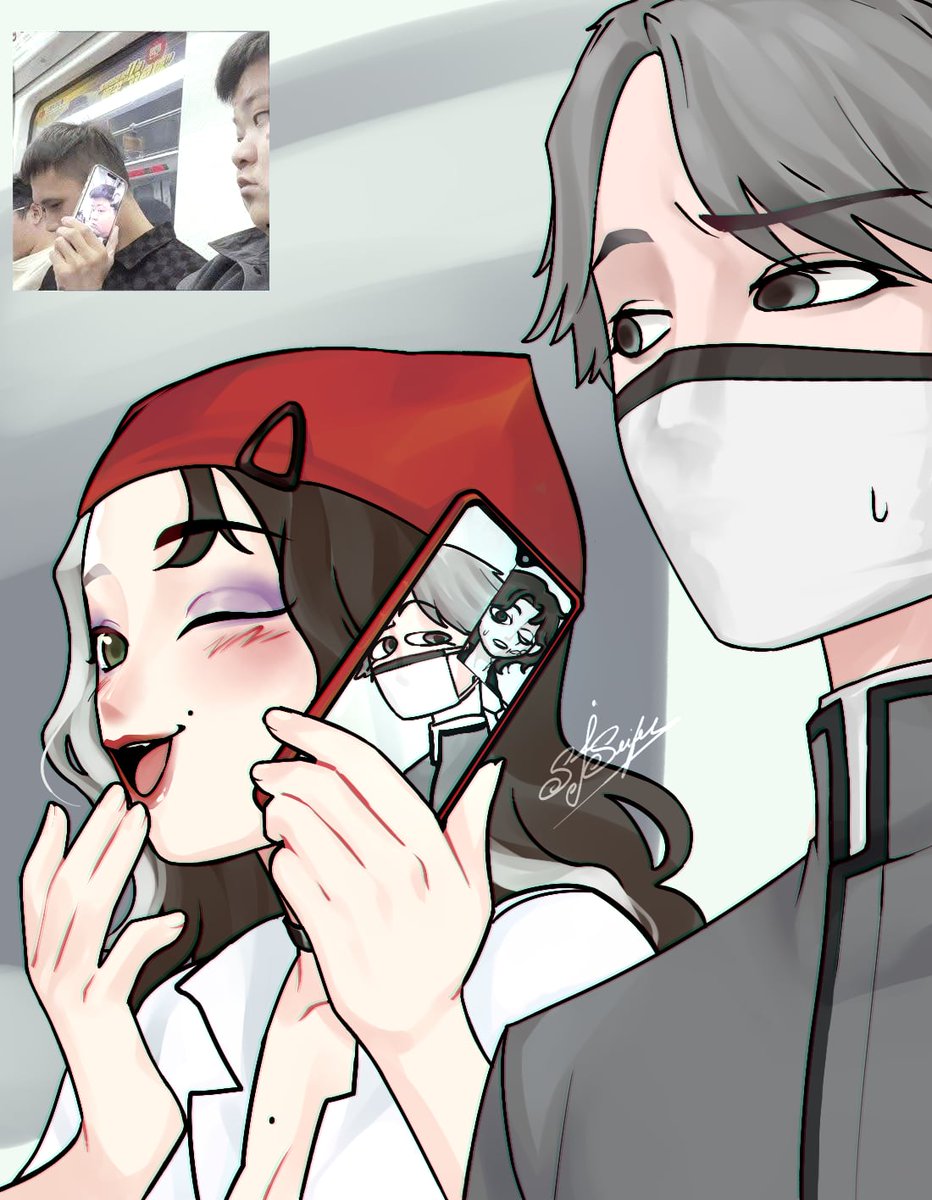 Renace_Pan's tweet image. I had drawn this a while ago and I almost forgot this drawing again hehehe
#matthiasczernin #aesopcarl #barmaid #DemiBourbon #idenityv #identityVイラスト #IdentityVfanart #IdentityV自己紹介カード #meme #IdentityVfanart