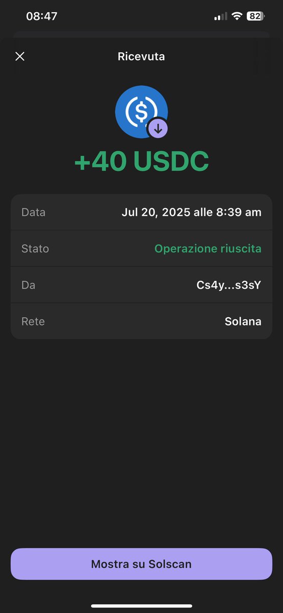 Just won 40 $USDC in yesterday’s BlockParty on <a href="/thevaultfinance/">The Vault on Solana</a> Discord! 🎉
Big thanks to the team and shoutout to the awesome collab with <a href="/SolanaSensei/">Solana Sensei</a> 🐼🙌
Fun games, great vibes.