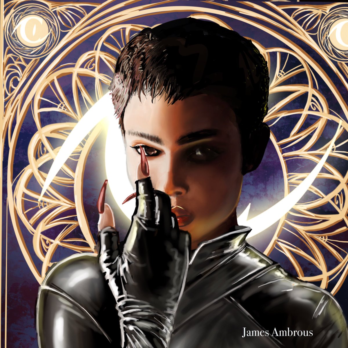 jamesambrous's tweet photo. Fan art of #zoekravitz as Catwoman. https://t.co/TKpLurTAGY