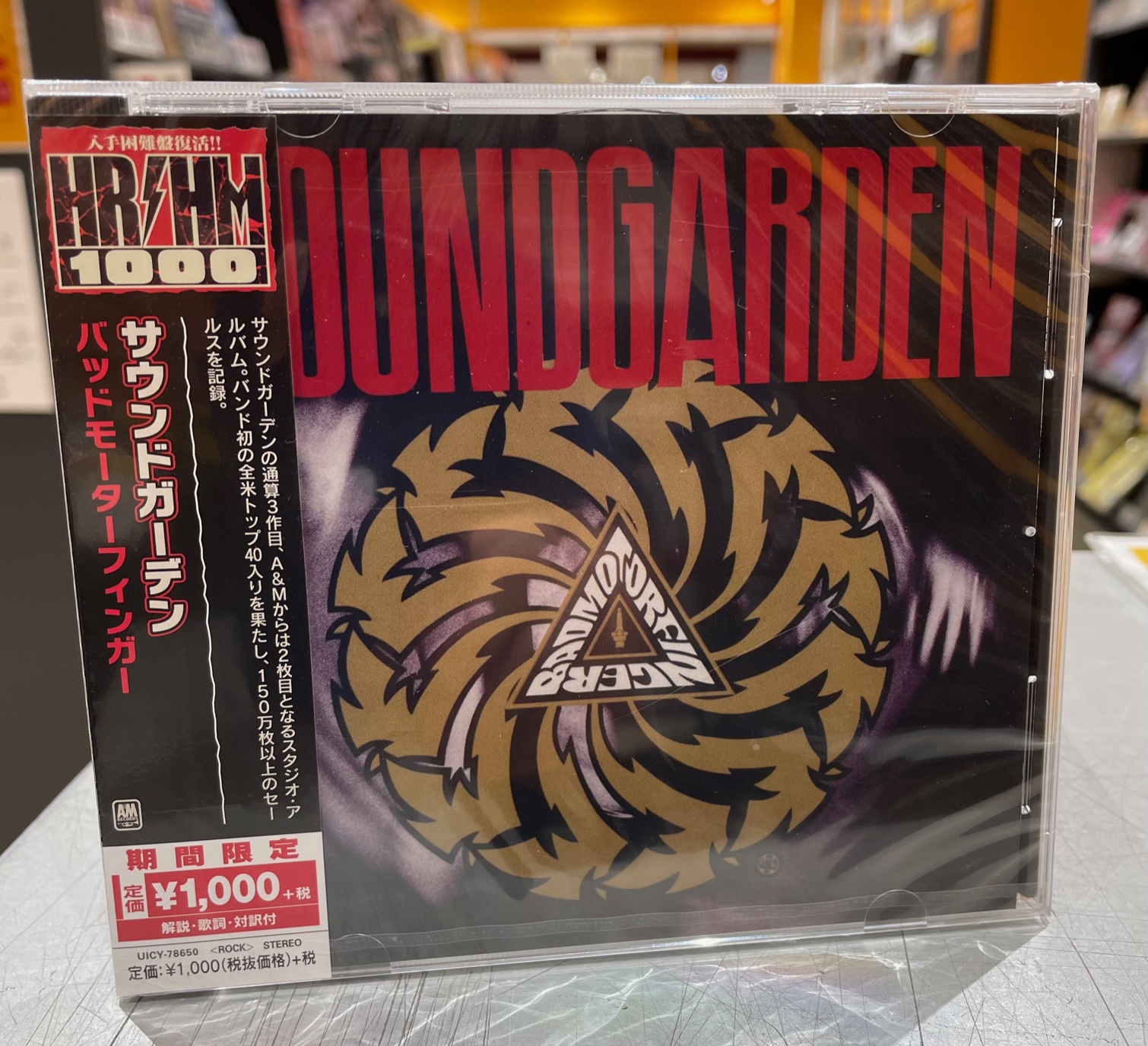 SOUNDGARDEN サウンド・ガーデン レコード LP soundgarden-downontheupside.