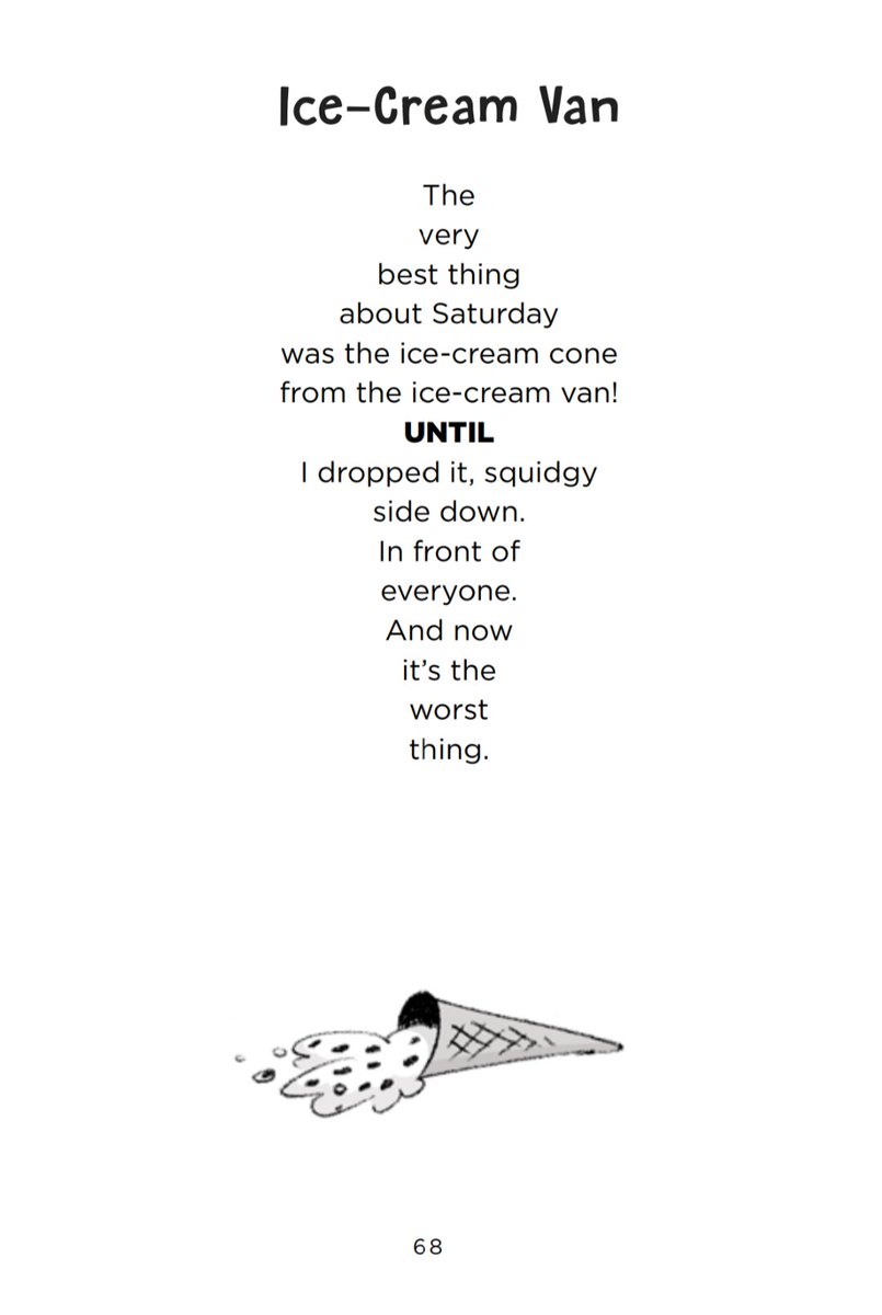 AttieLime's tweet image. In true summer holiday style, #nationalicecreamday falls on a day when thunderstorms are forecast! Here&apos;s a poem from Blue Jelly and Strawberries, to celebrate 🍦🫟 @OtterBarryBooks
Illustrations by Kate Sheppard 
Buy Blue Jelly and Strawberries: share.google/07QofAb0cAzPRB…