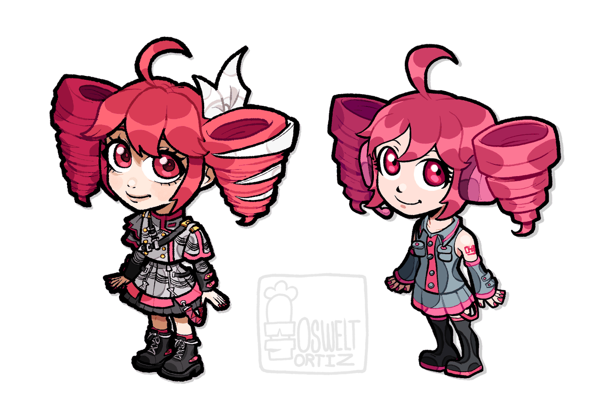 OsweltOrtiz's tweet image. Two Tetos
Reply with other Kasane Teto designs