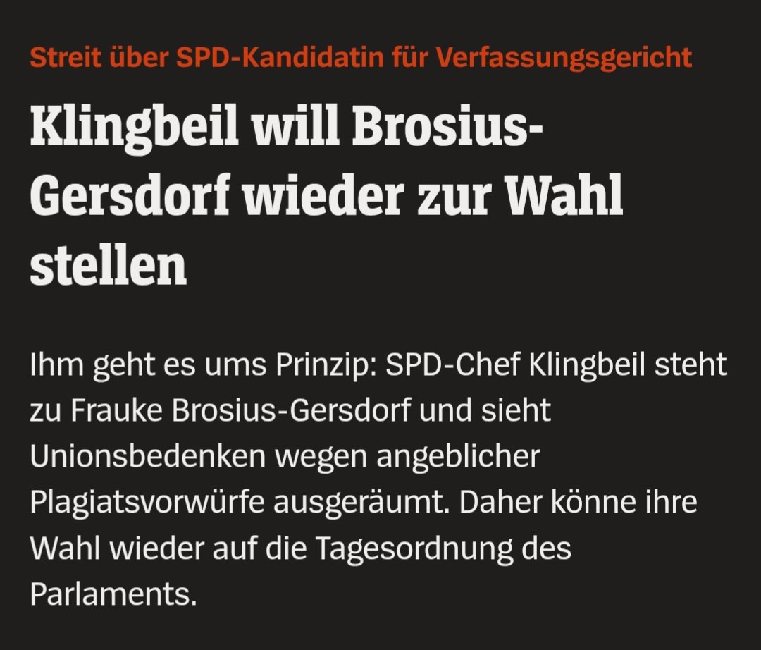 Alles andere wäre ja auch völlig lost gewesen.