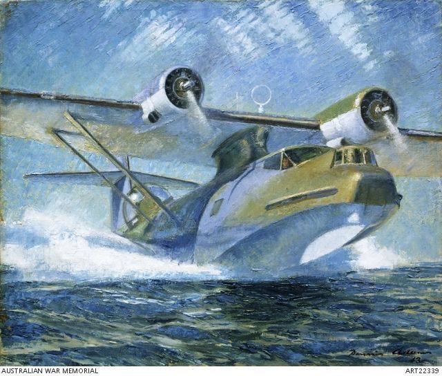 Sweepers3945's tweet image. #OTD 1945 Catalinas of the Royal Australian Air Force lay mines off Sumatra overnight. Some details of the #RAAF Catalinas’ contribution to the war effort can be found here: awm.gov.au/articles/blog/…