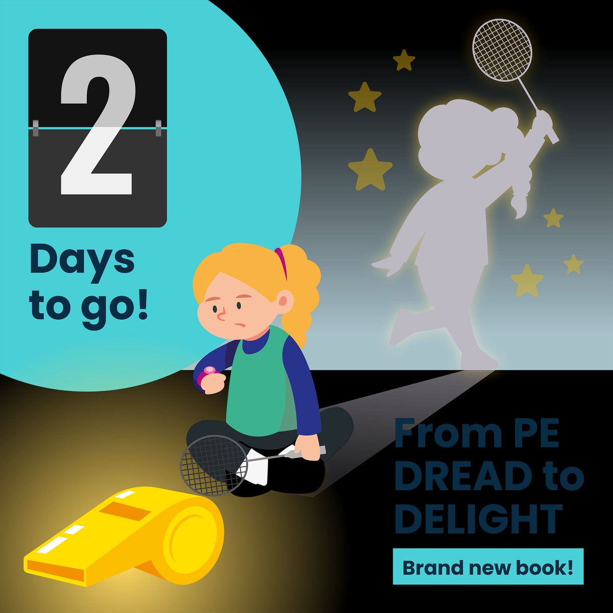 PEScholar's tweet image. 📚 2 Days to Go!
⏳ The countdown continues...
Imagine starting September with strategies that turn PE dread into delight for every student.
Lee Sullivan’s From PE Dread to Delight is a must-have guide to help you create inclusive, engaging, and joyful PE.