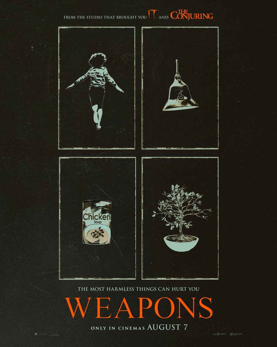 DendyCinemas's tweet image. Look closer. WEAPONS is coming to Dendy Cinemas August 7. Advance tickets on sale now.
#WeaponsMovie