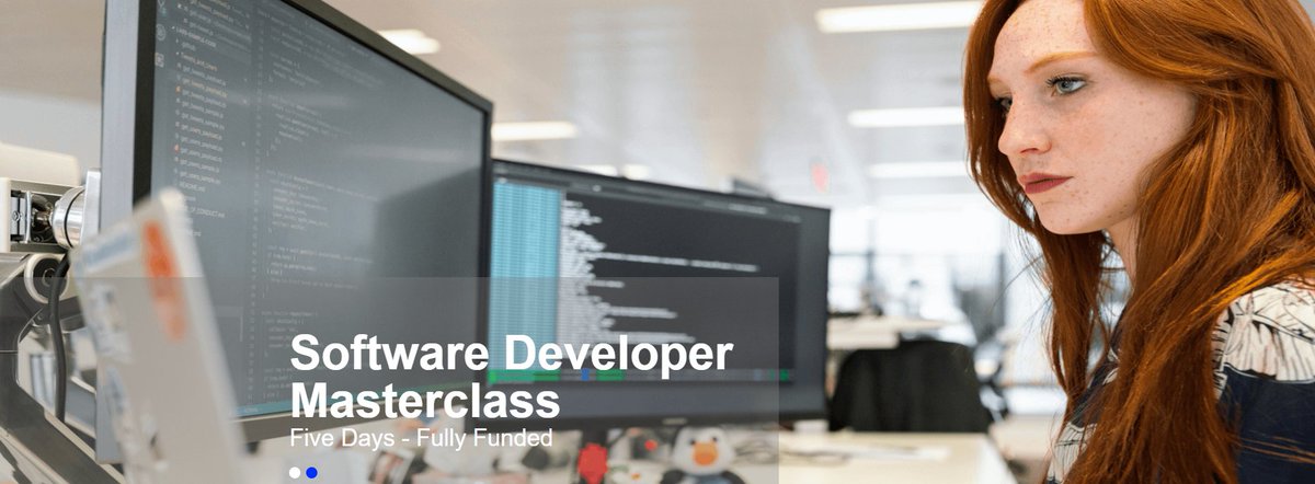 ComputerCymru's tweet image. 💻 Code your future! Join the 5-Day Software Developer Masterclass (HTML, CSS, JS, Python & more) – fully funded by ReACT+!
Learn more: computertrainingwales.co.uk/software-devel…
Great for beginners & career changers.
#LearnToCode #SoftwareDev #TechTraining #ReACTWales