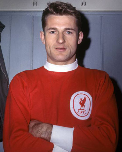 SIR ROGER HUNT. An absolute #LiverpoolFC Legend. Born #OnThisDay in 1938.  Look at that jersey and that badge and, our second all-time leading scorer who wore it with such pride. #YNWA #LFC #goals #legend