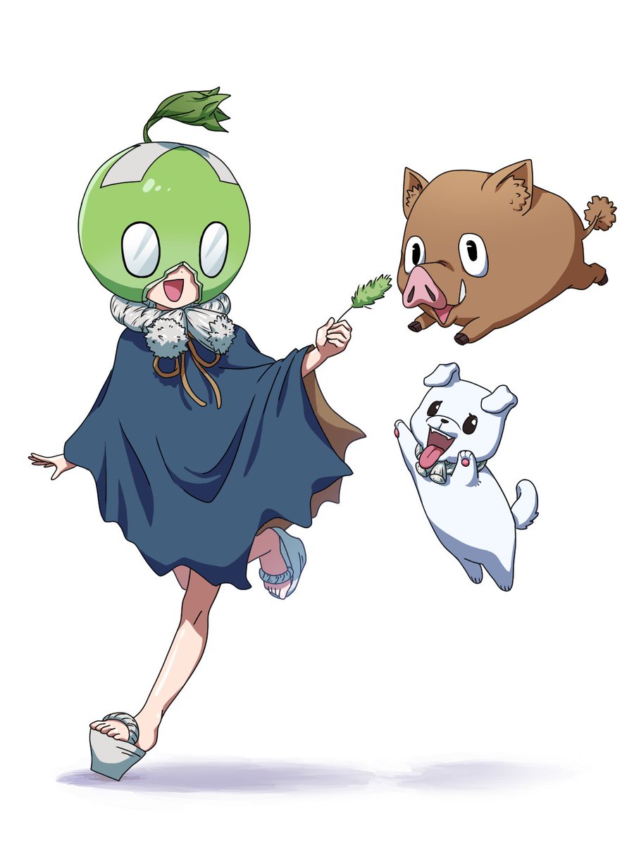 kurobe0012's tweet image. 娘に、『Dr.STONE(#ドクターストーン)』の『#スイカ』を、リクエストしたら、
可愛い犬の『チョーク』と、イノシシ『サガラ』まで描いてくれました。
夏休みの宿題で忙しい中、わざわざありがとう♪
サガラがとっても美味しそうだよ…😎