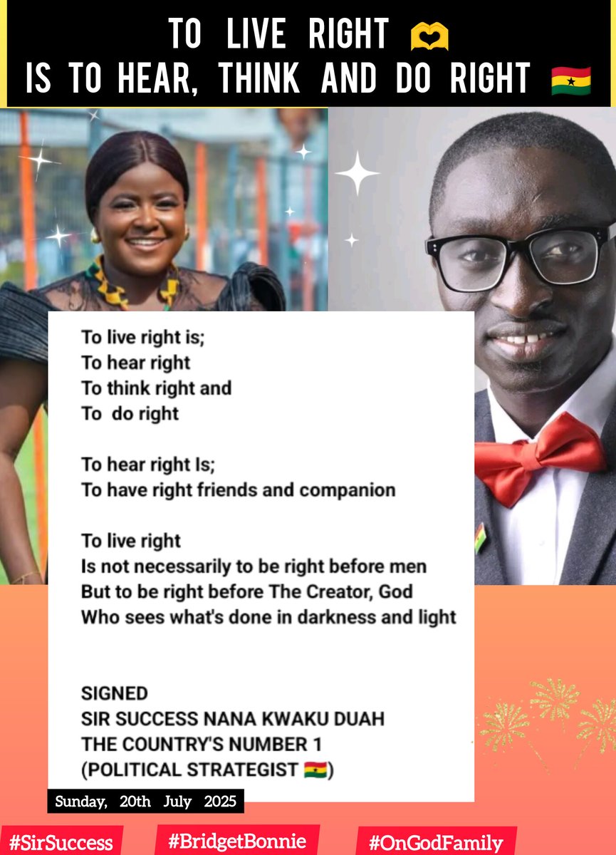 DuahSuccess's tweet photo. HOLY SUNDAY 🙏 TO LIVE RIGHT IS TO HEAR, THINK AND DO RIGHT 🫶🇬🇭

@JDMahama @joyce_bawah @judith_brown_23 @samgeorgegh @SammyGyamfi_ @S_OkudzetoAblak @ghonetv @tv3_ghana @official4SYTETV @metrotvgh @Channel1TVGHA @osei_adobea @AnnanPerry @AAMUSTED_GH @aba_amfo @bridgebonnie1 https://t.co/OTrgBzhumE