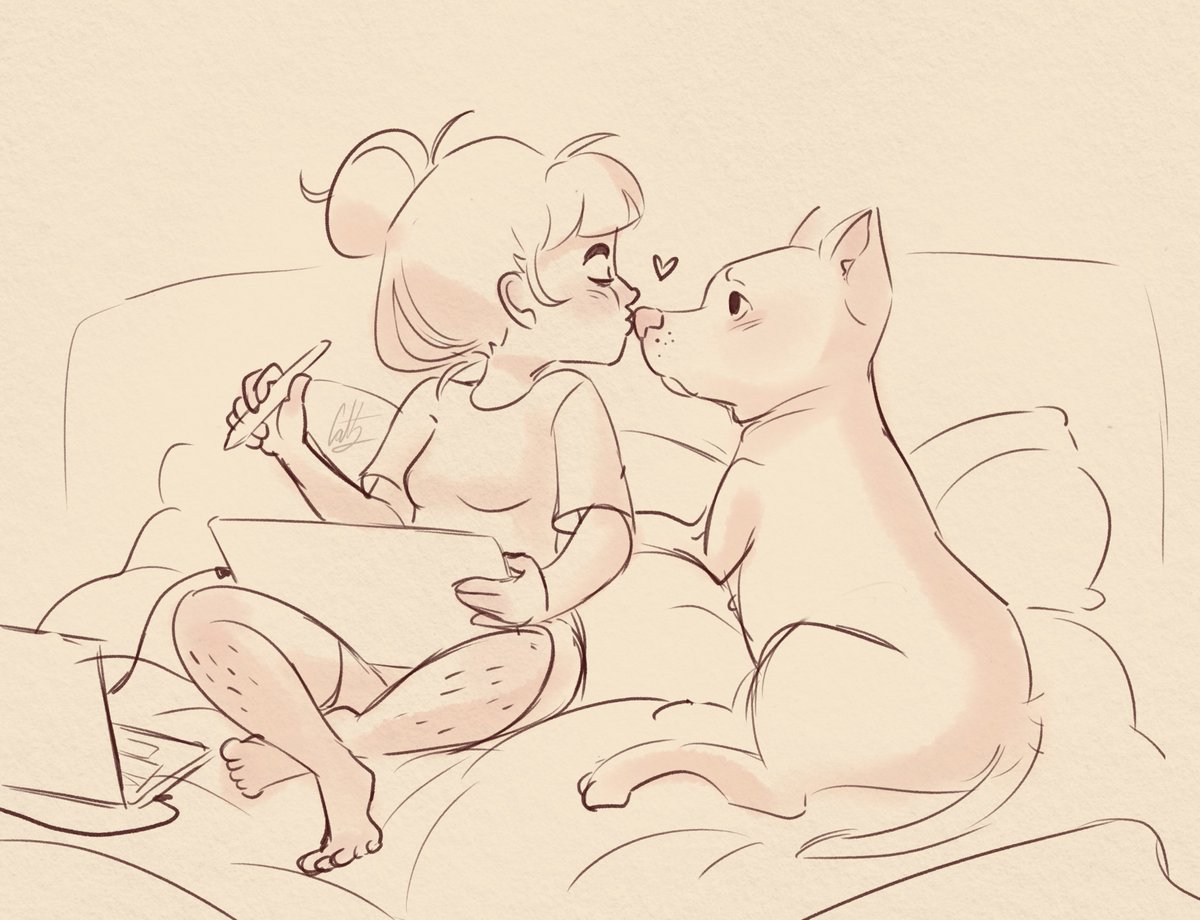 CathGuida's tweet image. Best coworker I've ever had
#art #sketch #digitalart #cartoon