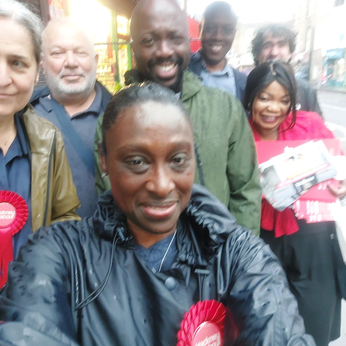 sfajanathomas's tweet image. Yesterday morning, Hackney Labour was out in Stoke Newington, engaging with residents at their doorsteps despite the rain.
We're proud to hear that the community appreciates our work as local Labour councillors. Thank you all for your support; it motivates us to keep delivering…