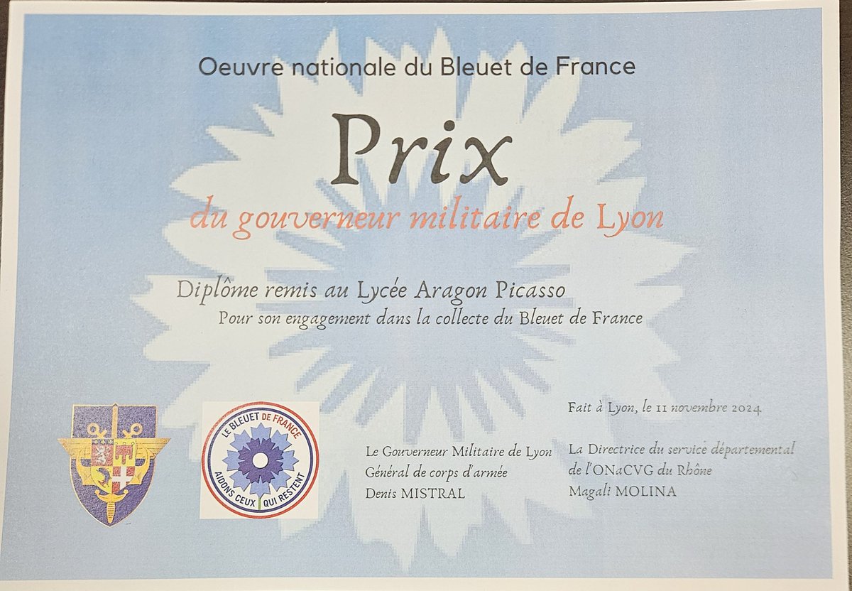 ChristVdbPro's tweet image. Bravo aux jeunes SNU du lycee Aragon-Picasso #academiedelyon