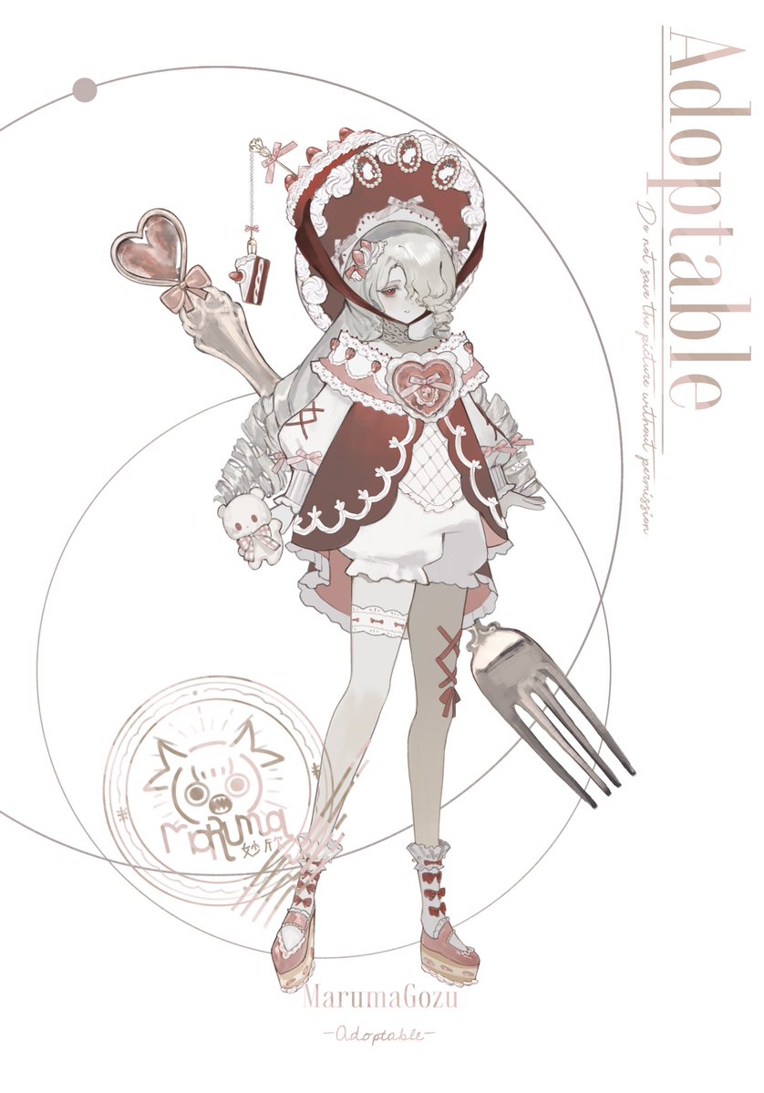 marumasuitcase's tweet image. Fragaria Bloom🍓🍰🌹 (repost again cause I color the cake wrong🍰)