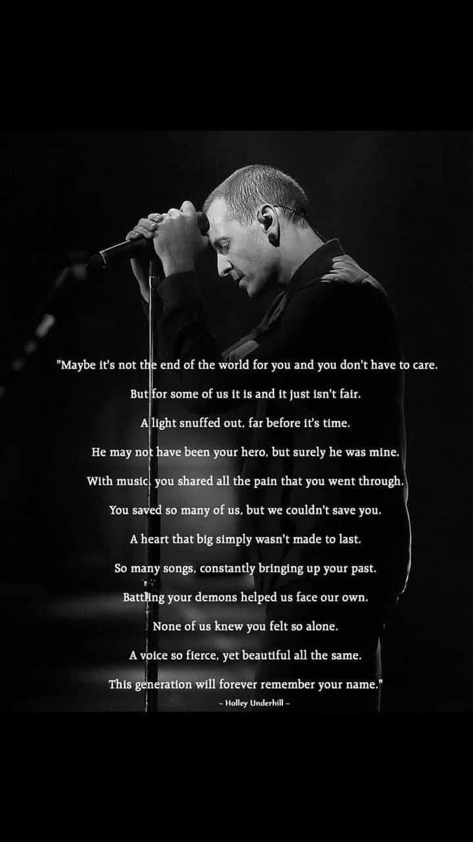 BinneyLouise's tweet image. Chester Bennington โค๏ธ 8 years too long ๐ข