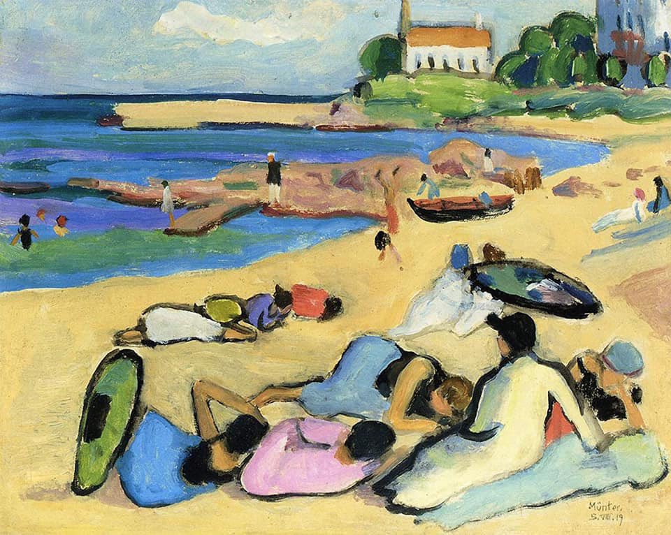 agenersurrell's tweet image. Bon dia
Beach at Bornholm, 1919. Private Collection.
Gabriele Munter