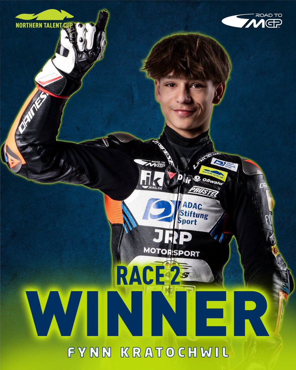 northerntalentc's tweet image. Unstoppable! ๐ฅ
That's win number ๐ฑ for Fynn Kratochwil ๐
#RoadToMotoGP ๐