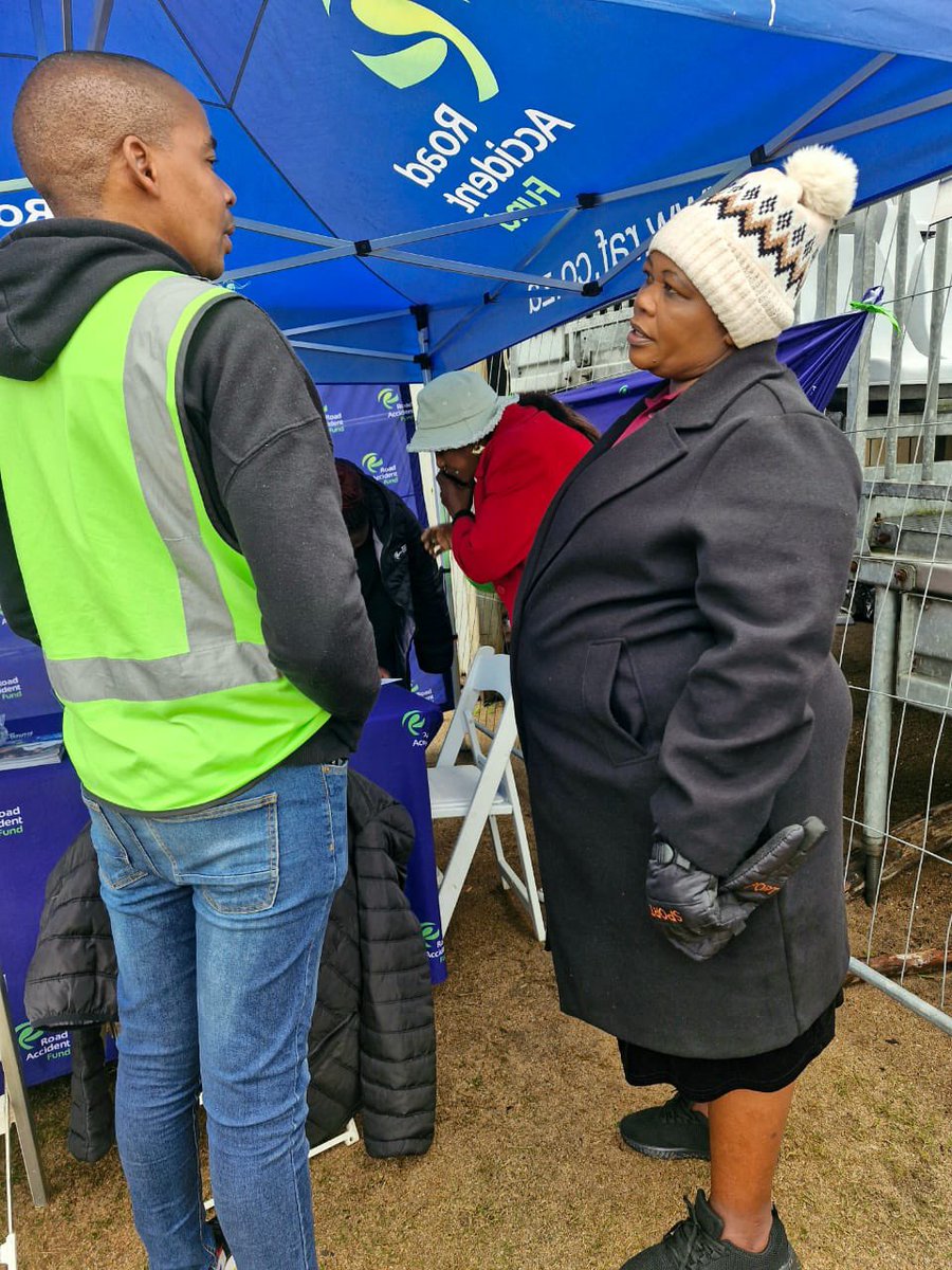 RAF_SA's tweet image. #Teamrafzin KZN are attending the Santaco KZN Sports day at Ugu Sports Arena in Port Shepstone this weekend. We are spreading road safety awareness as well as RAF products and benefits information.
#ICare²