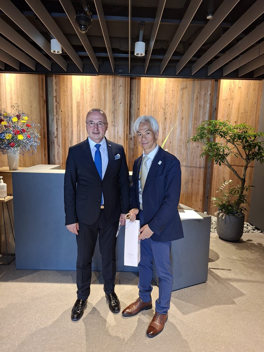 On the margins of the <a href="/expo2025_japan/">Expo2025 大阪・関西万博</a> in Osaka, Minister <a href="/grlicradman/">Gordan Grlić Radman</a> met with Japan’s State Minister for Foreign Affairs, <a href="/FujiiHisayuki/">藤井ひさゆき（ふじいひさゆき）</a>. They discussed strengthening bilateral and economic relations and highlighted Croatia’s participation at EXPO 2025 as a boost to visibility